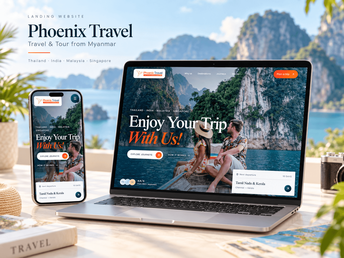 Phoenix Travel — Travel & Tour Website
